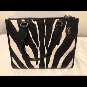 Coach Zebra Print handbag